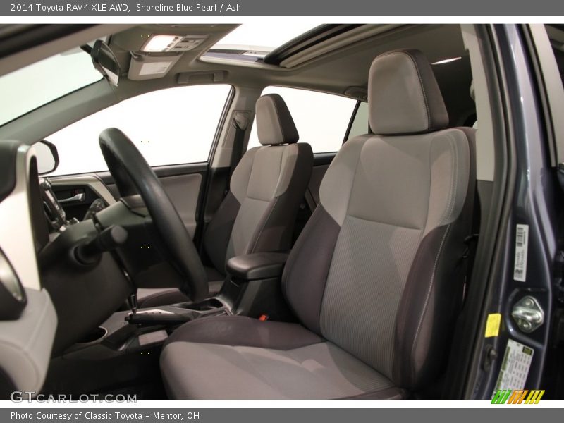 Shoreline Blue Pearl / Ash 2014 Toyota RAV4 XLE AWD