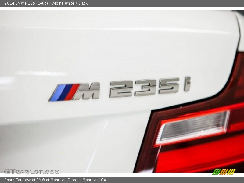 Alpine White / Black 2014 BMW M235i Coupe