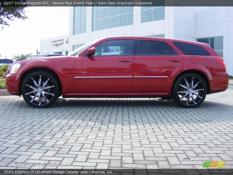 Inferno Red Crystal Pearl / Dark Slate Gray/Light Graystone 2007 Dodge Magnum SXT