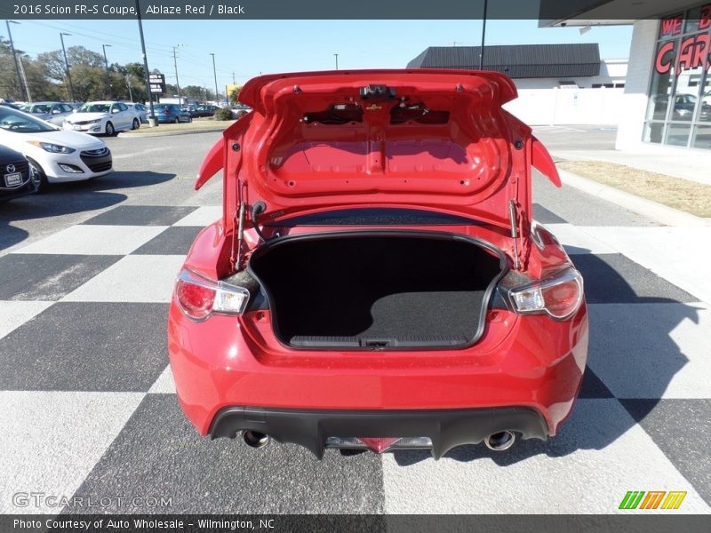 Ablaze Red / Black 2016 Scion FR-S Coupe