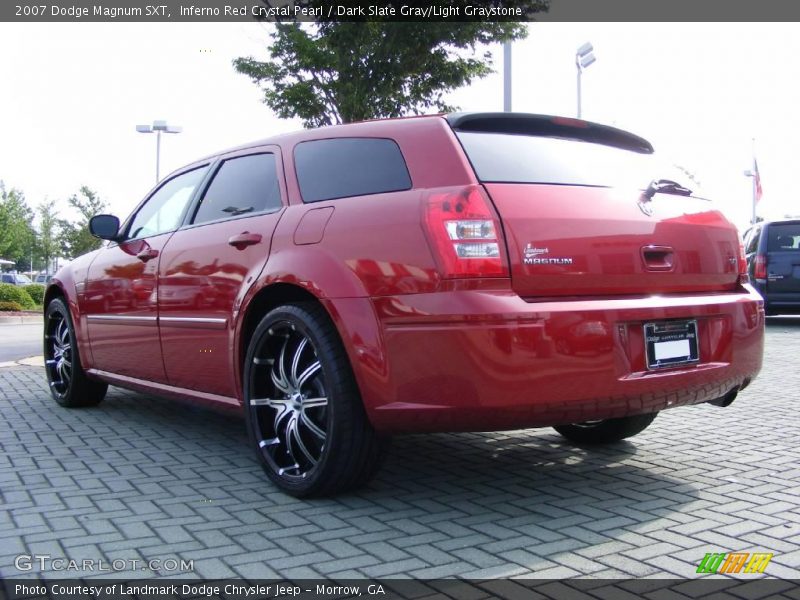 Inferno Red Crystal Pearl / Dark Slate Gray/Light Graystone 2007 Dodge Magnum SXT