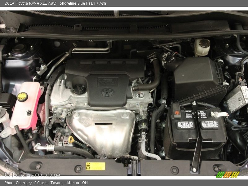 Shoreline Blue Pearl / Ash 2014 Toyota RAV4 XLE AWD