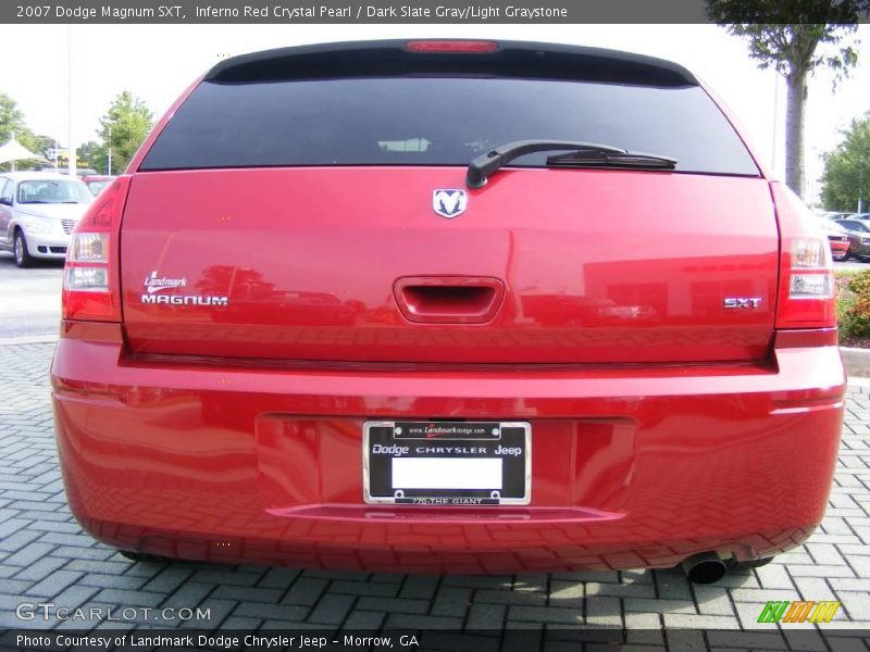 Inferno Red Crystal Pearl / Dark Slate Gray/Light Graystone 2007 Dodge Magnum SXT