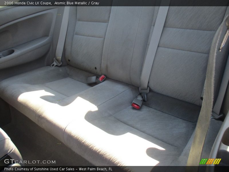 Atomic Blue Metallic / Gray 2006 Honda Civic LX Coupe