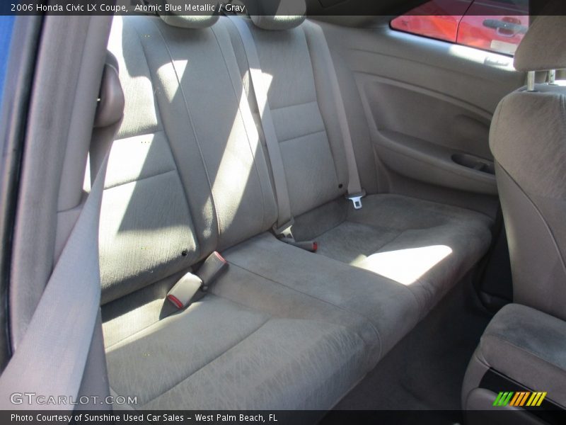 Atomic Blue Metallic / Gray 2006 Honda Civic LX Coupe