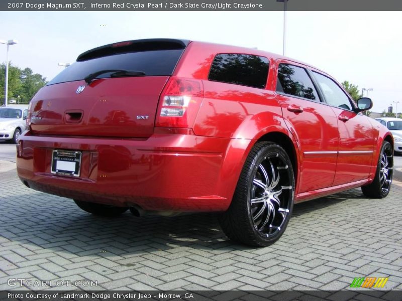 Inferno Red Crystal Pearl / Dark Slate Gray/Light Graystone 2007 Dodge Magnum SXT