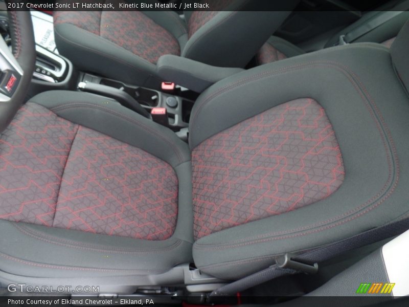 Kinetic Blue Metallic / Jet Black 2017 Chevrolet Sonic LT Hatchback