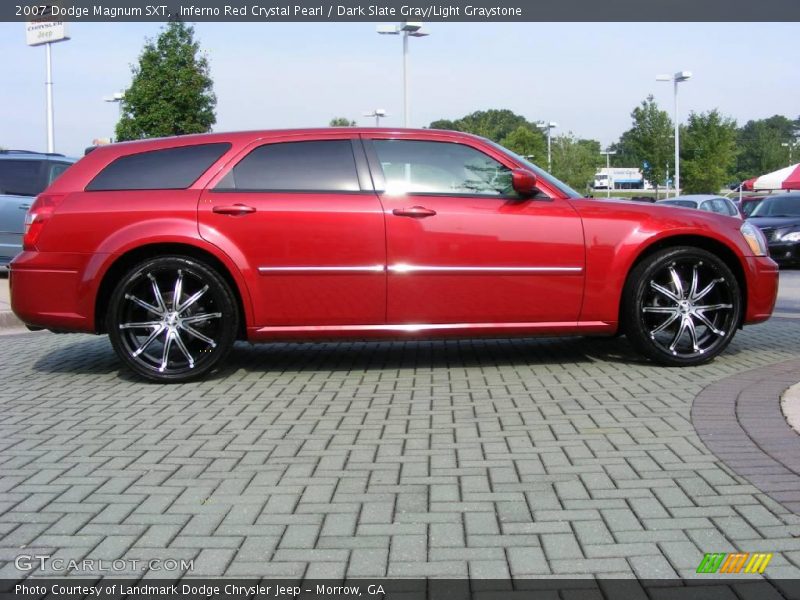 Inferno Red Crystal Pearl / Dark Slate Gray/Light Graystone 2007 Dodge Magnum SXT