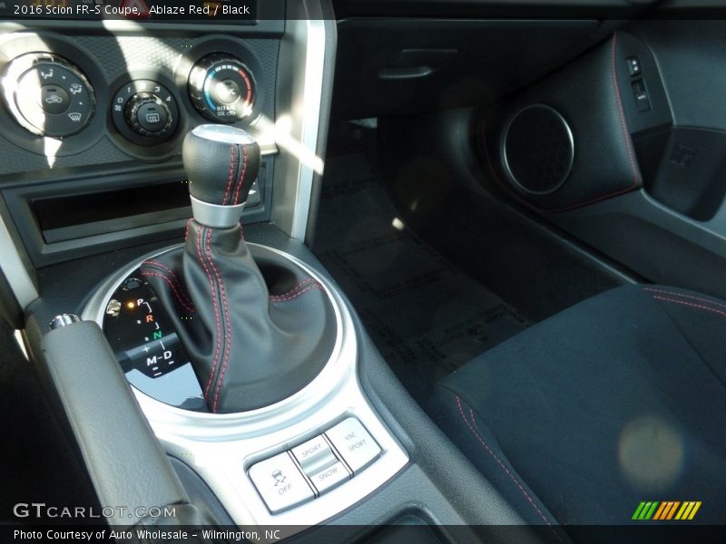 Ablaze Red / Black 2016 Scion FR-S Coupe