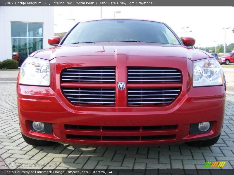 Inferno Red Crystal Pearl / Dark Slate Gray/Light Graystone 2007 Dodge Magnum SXT