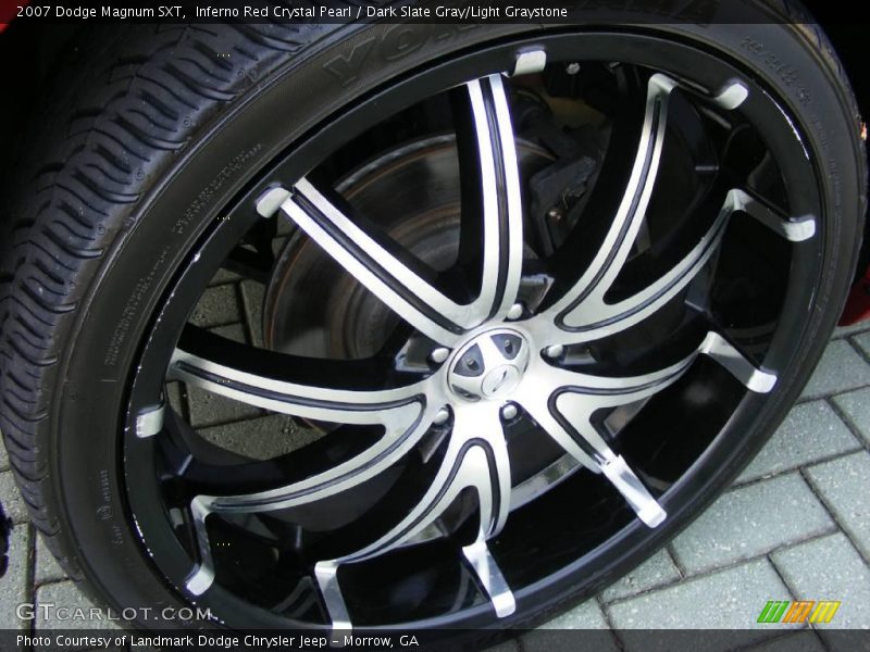 Inferno Red Crystal Pearl / Dark Slate Gray/Light Graystone 2007 Dodge Magnum SXT