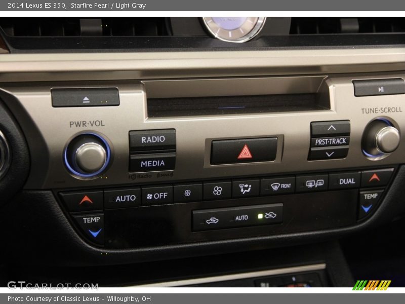 Starfire Pearl / Light Gray 2014 Lexus ES 350