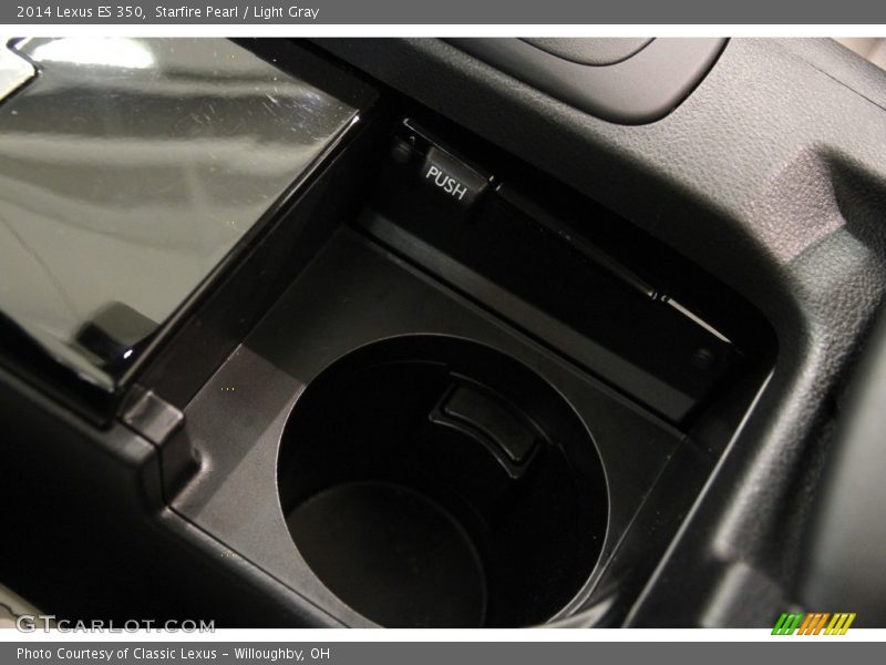 Starfire Pearl / Light Gray 2014 Lexus ES 350