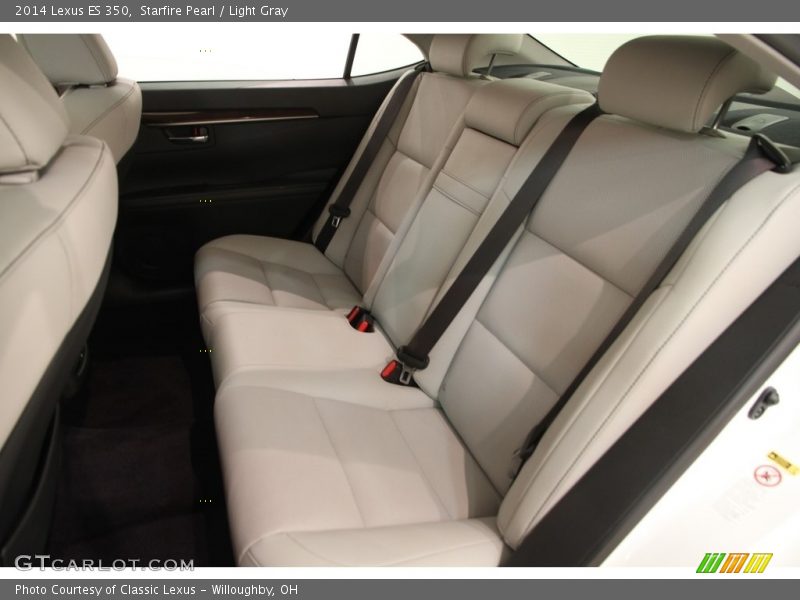 Starfire Pearl / Light Gray 2014 Lexus ES 350