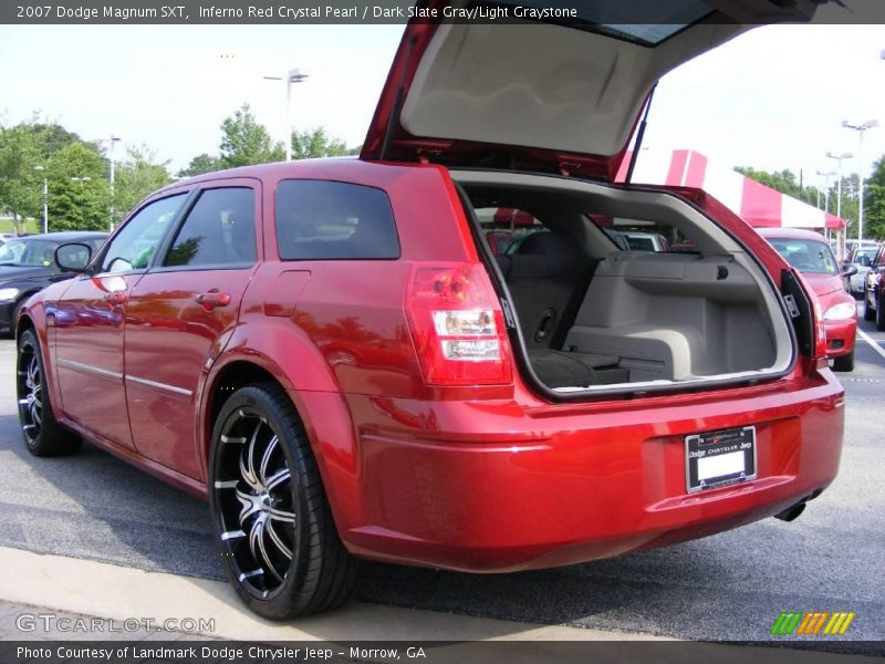 Inferno Red Crystal Pearl / Dark Slate Gray/Light Graystone 2007 Dodge Magnum SXT