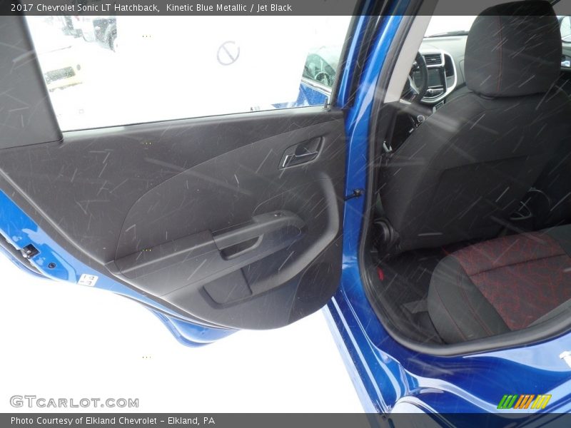 Kinetic Blue Metallic / Jet Black 2017 Chevrolet Sonic LT Hatchback