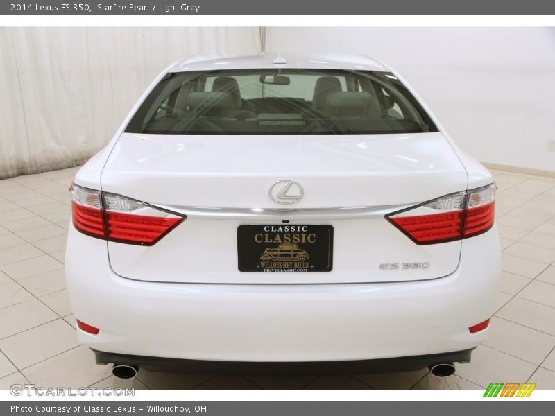 Starfire Pearl / Light Gray 2014 Lexus ES 350