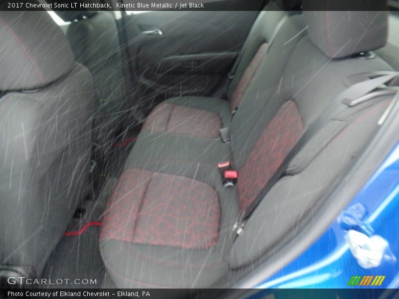 Kinetic Blue Metallic / Jet Black 2017 Chevrolet Sonic LT Hatchback