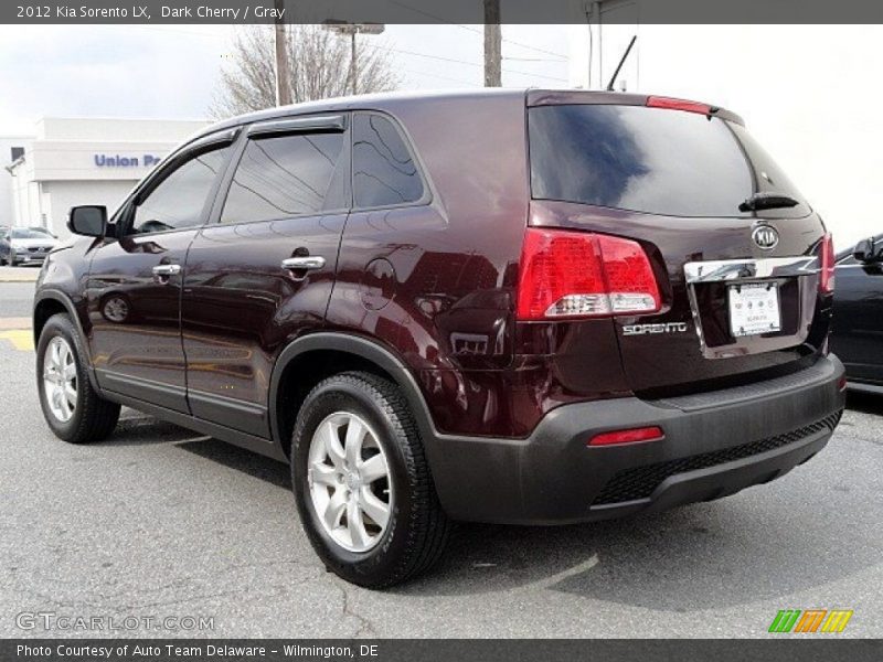 Dark Cherry / Gray 2012 Kia Sorento LX