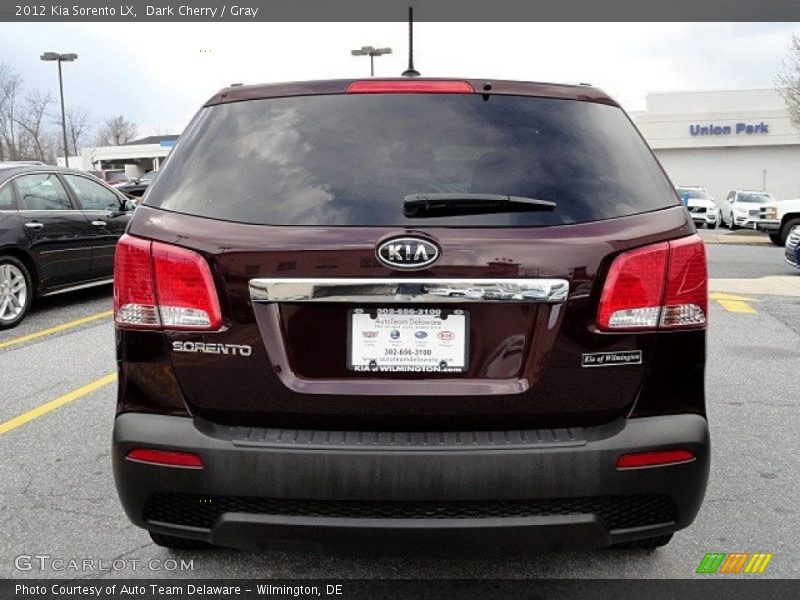 Dark Cherry / Gray 2012 Kia Sorento LX