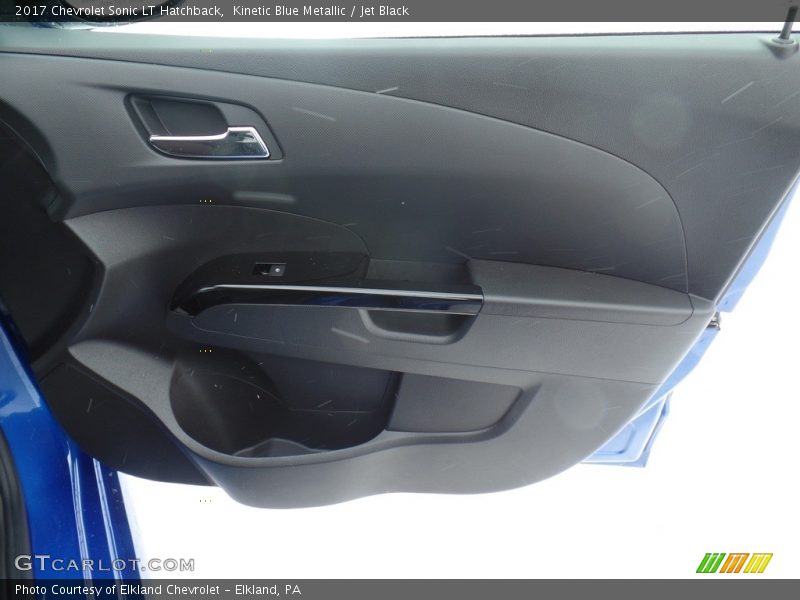 Kinetic Blue Metallic / Jet Black 2017 Chevrolet Sonic LT Hatchback