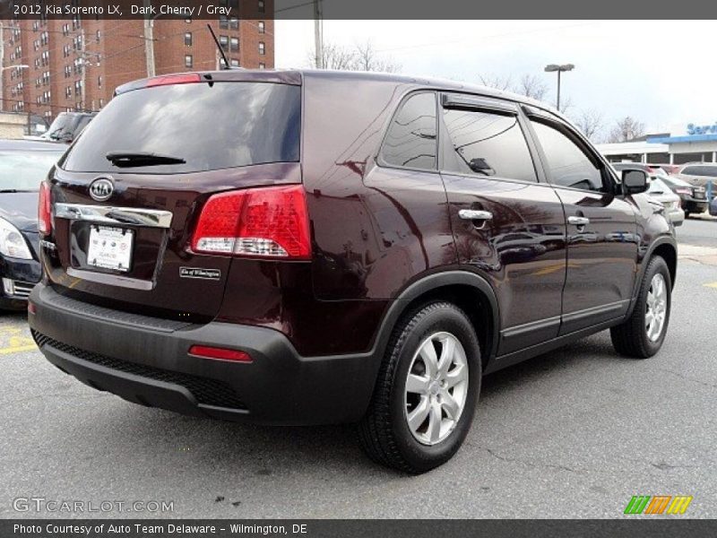 Dark Cherry / Gray 2012 Kia Sorento LX