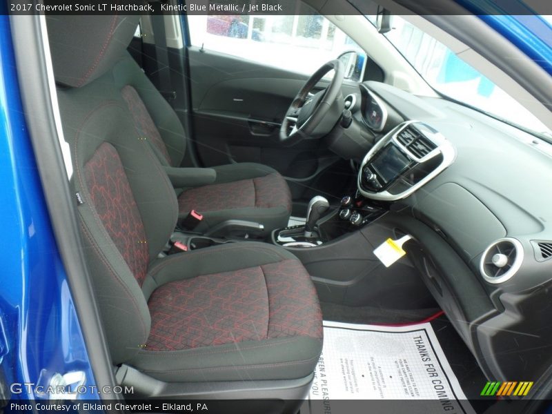 Kinetic Blue Metallic / Jet Black 2017 Chevrolet Sonic LT Hatchback