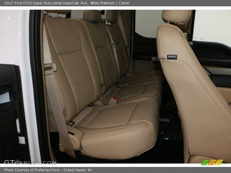 White Platinum / Camel 2017 Ford F250 Super Duty Lariat SuperCab 4x4