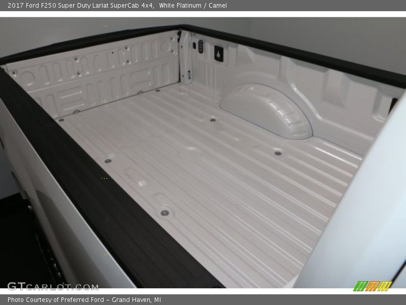 White Platinum / Camel 2017 Ford F250 Super Duty Lariat SuperCab 4x4