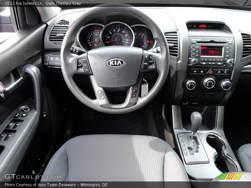 Dark Cherry / Gray 2012 Kia Sorento LX