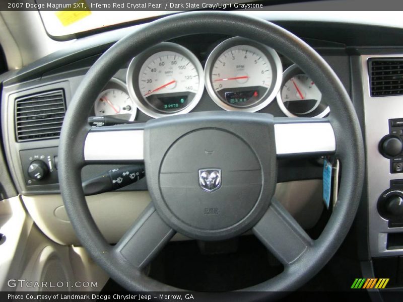Inferno Red Crystal Pearl / Dark Slate Gray/Light Graystone 2007 Dodge Magnum SXT