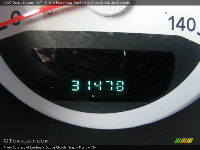 Inferno Red Crystal Pearl / Dark Slate Gray/Light Graystone 2007 Dodge Magnum SXT