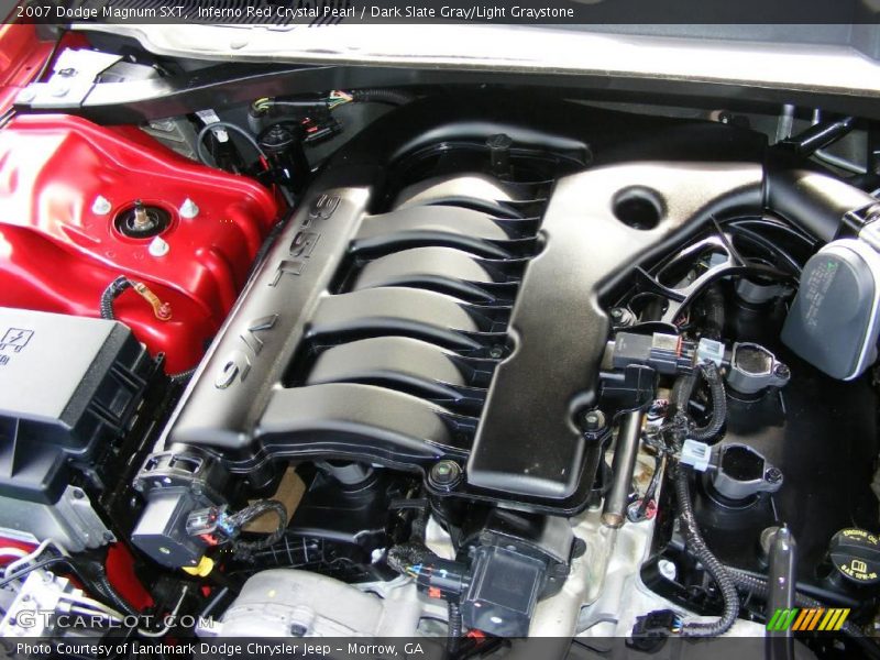Inferno Red Crystal Pearl / Dark Slate Gray/Light Graystone 2007 Dodge Magnum SXT
