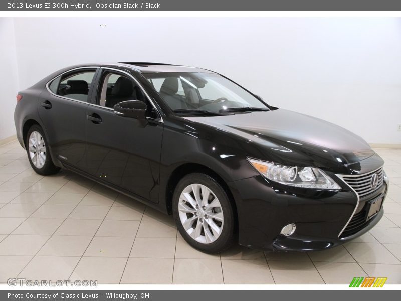 Obsidian Black / Black 2013 Lexus ES 300h Hybrid