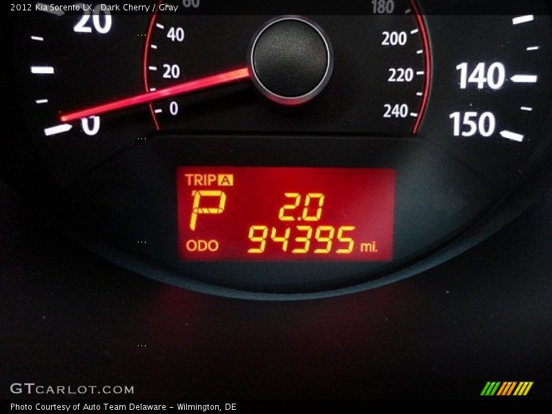 Dark Cherry / Gray 2012 Kia Sorento LX