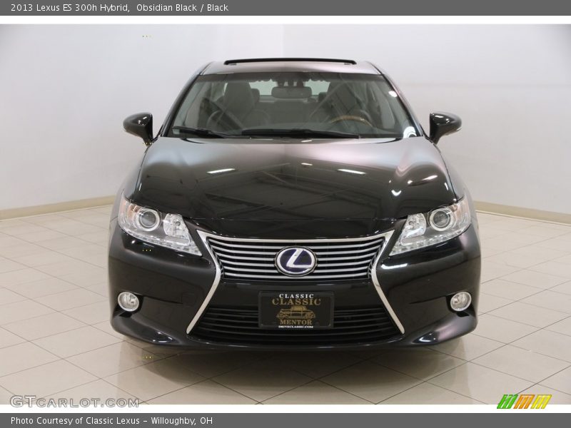 Obsidian Black / Black 2013 Lexus ES 300h Hybrid