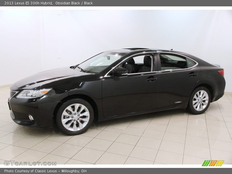 Obsidian Black / Black 2013 Lexus ES 300h Hybrid
