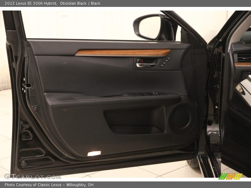 Obsidian Black / Black 2013 Lexus ES 300h Hybrid