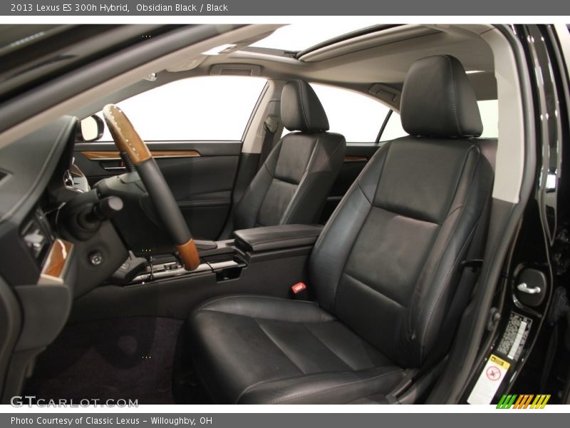 Obsidian Black / Black 2013 Lexus ES 300h Hybrid