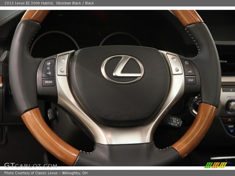Obsidian Black / Black 2013 Lexus ES 300h Hybrid