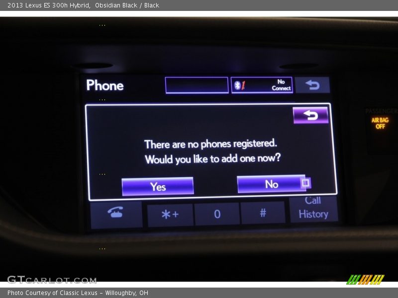 Obsidian Black / Black 2013 Lexus ES 300h Hybrid