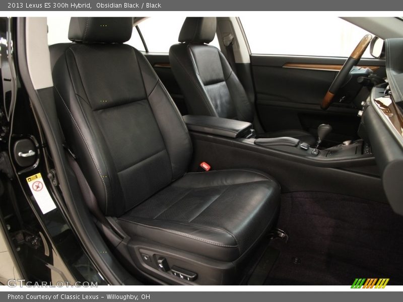Obsidian Black / Black 2013 Lexus ES 300h Hybrid