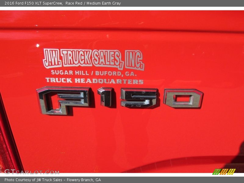 Race Red / Medium Earth Gray 2016 Ford F150 XLT SuperCrew
