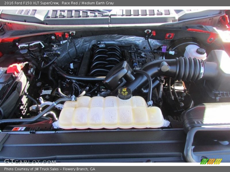 Race Red / Medium Earth Gray 2016 Ford F150 XLT SuperCrew