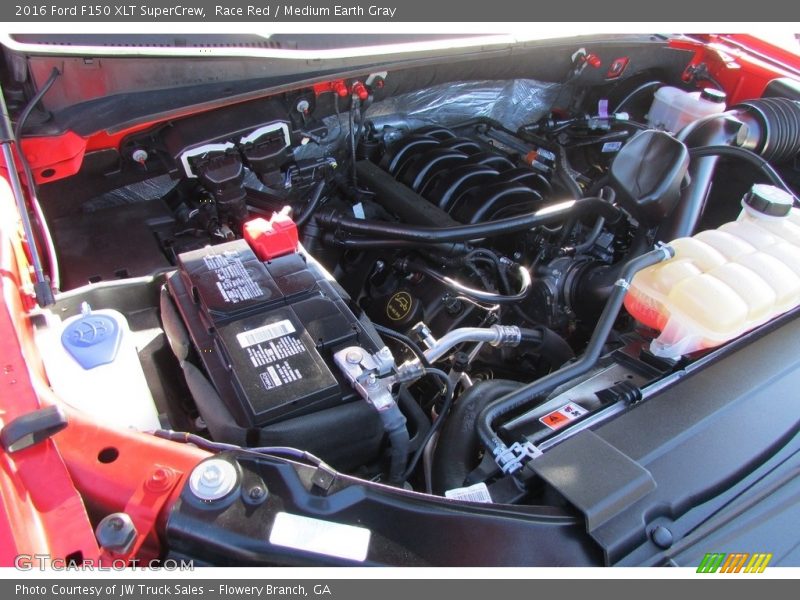 Race Red / Medium Earth Gray 2016 Ford F150 XLT SuperCrew