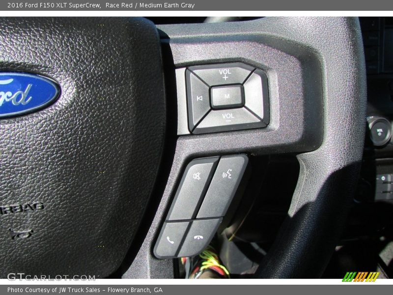 Race Red / Medium Earth Gray 2016 Ford F150 XLT SuperCrew