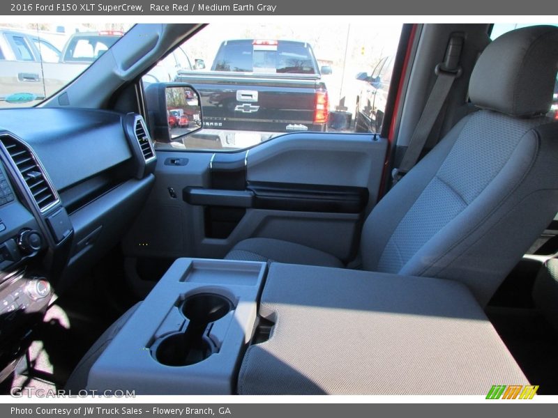 Race Red / Medium Earth Gray 2016 Ford F150 XLT SuperCrew