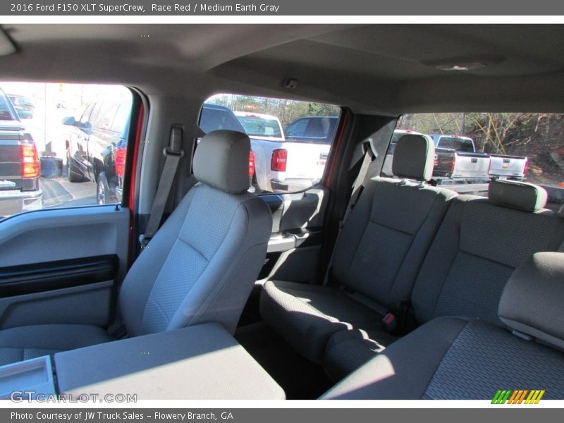 Race Red / Medium Earth Gray 2016 Ford F150 XLT SuperCrew