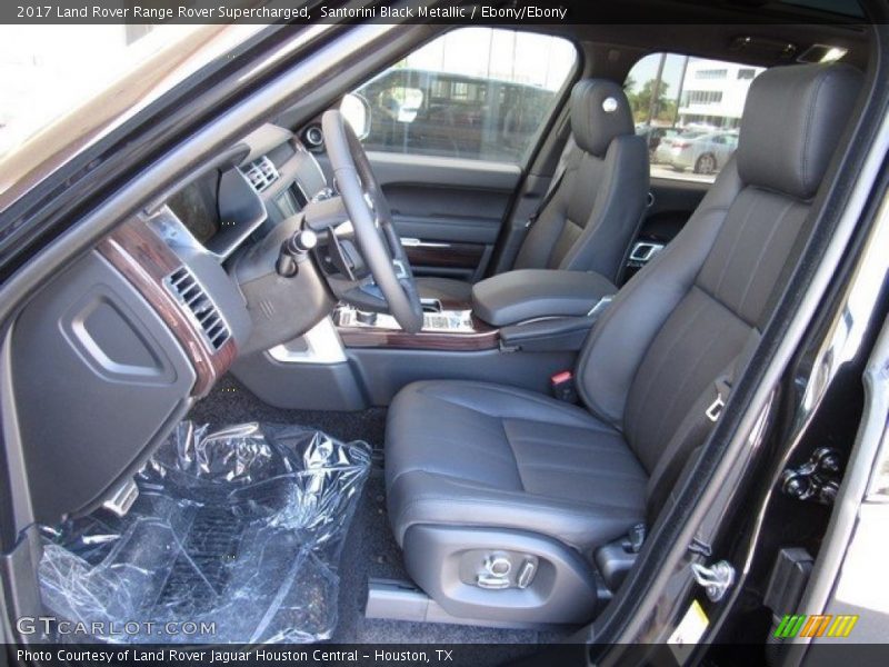 Santorini Black Metallic / Ebony/Ebony 2017 Land Rover Range Rover Supercharged