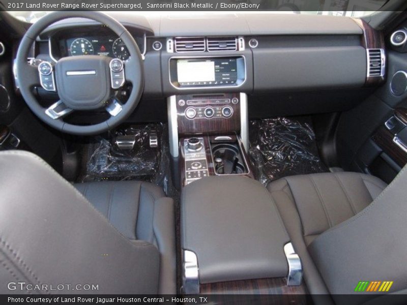 Santorini Black Metallic / Ebony/Ebony 2017 Land Rover Range Rover Supercharged